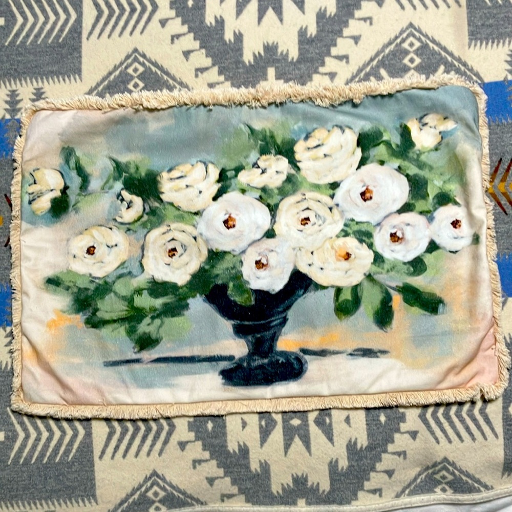 Cotton Floral Pillow Sham